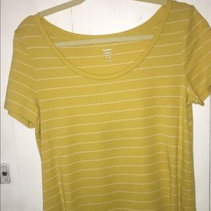 Yellow striped shirt